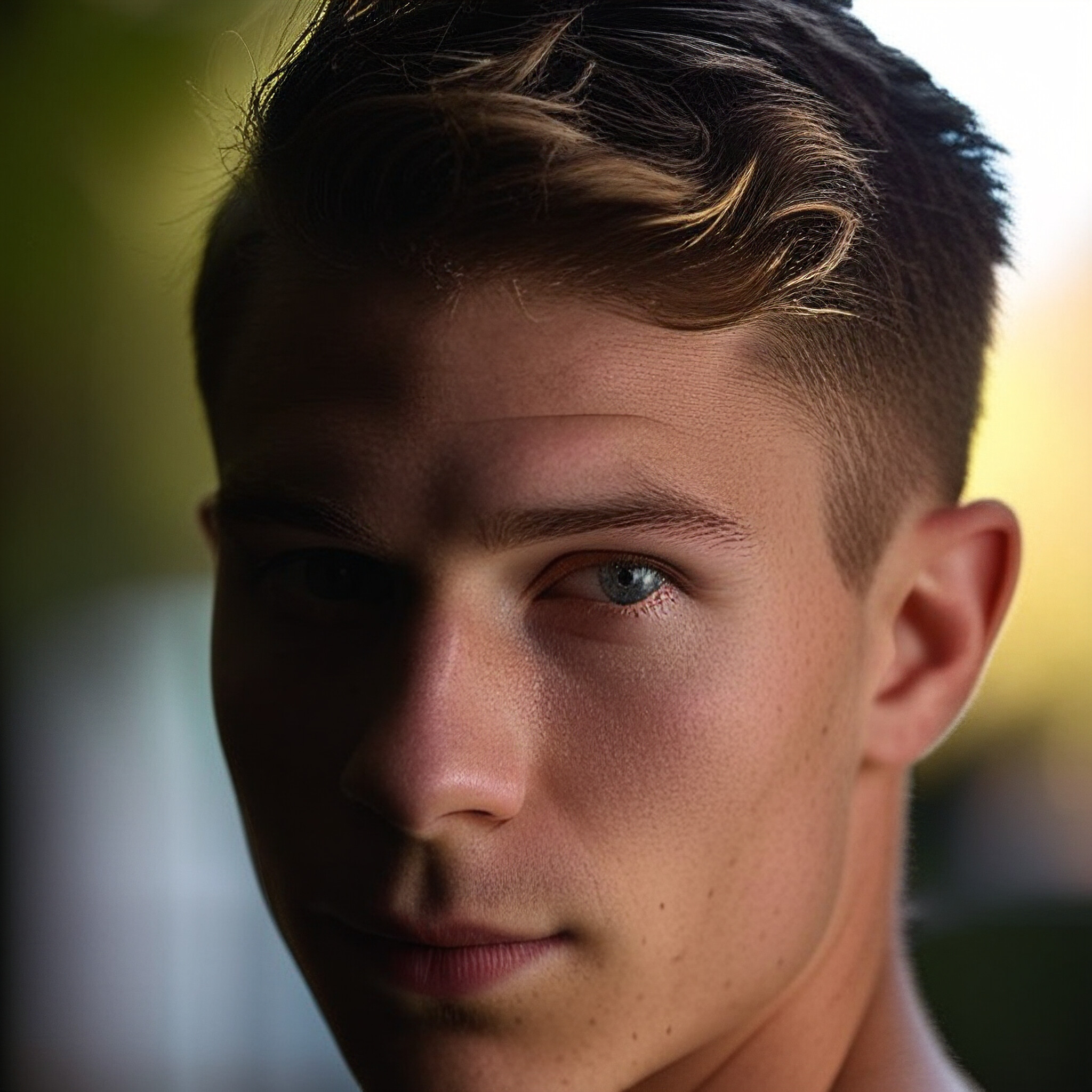 Experience the perfect blend of style and sophistication with this stunning low fade haircut. The subtle contrast between short sides and longer top section creates a modern and edgy look that's sure to turn heads. Whether you're looking to update your everyday style or want to make a statement, this low fade hairstyle is definitely worth considering.