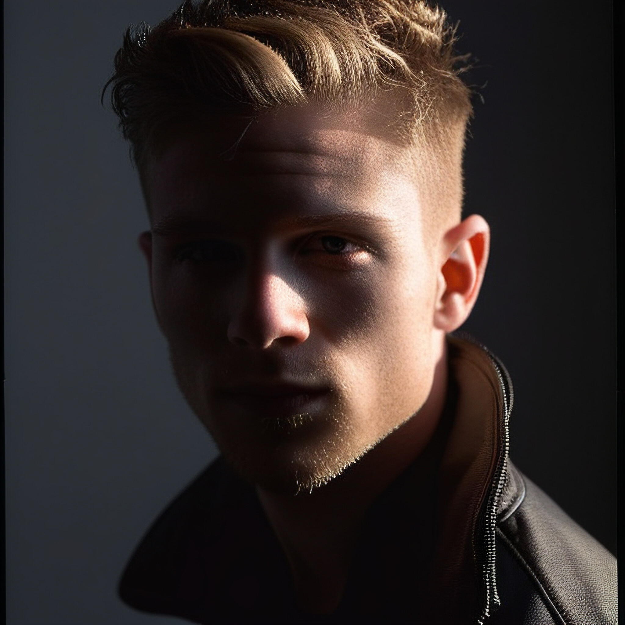 Experience the latest trend in men's grooming with this stylish low fade haircut! The seamless transition from the faded sides to the fuller hair on top creates a look that's both modern and effortless. Perfect for everyday wear or special occasions, this hairstyle is sure to make you stand out.