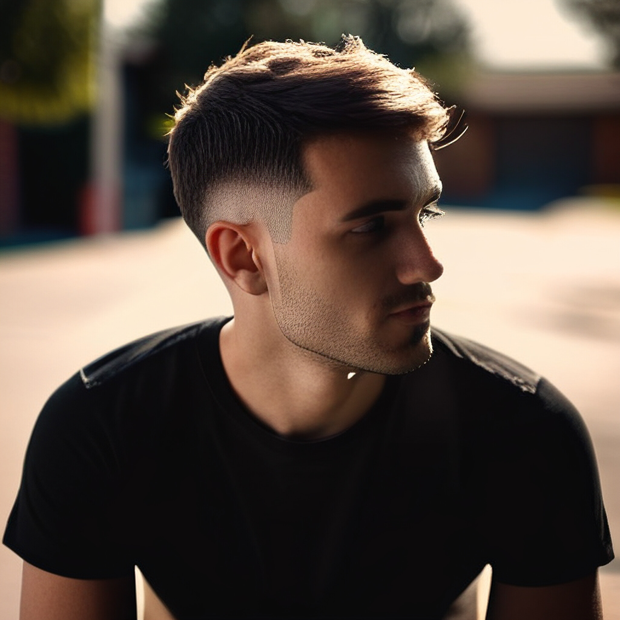 Elevate your hairstyle game with this inspiring high fade look.