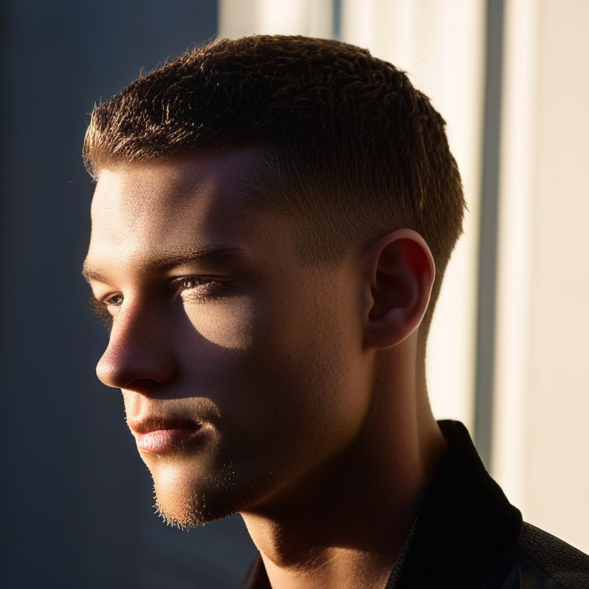 The low fade haircut is a timeless style that exudes sophistication and elegance. With its blend of length and texture on top, paired with a clean-shaven face and styled beard, this look is perfect for men who want to make a statement. Whether you're heading to the office or out with friends, a well-groomed low fade haircut will elevate your style to new heights.