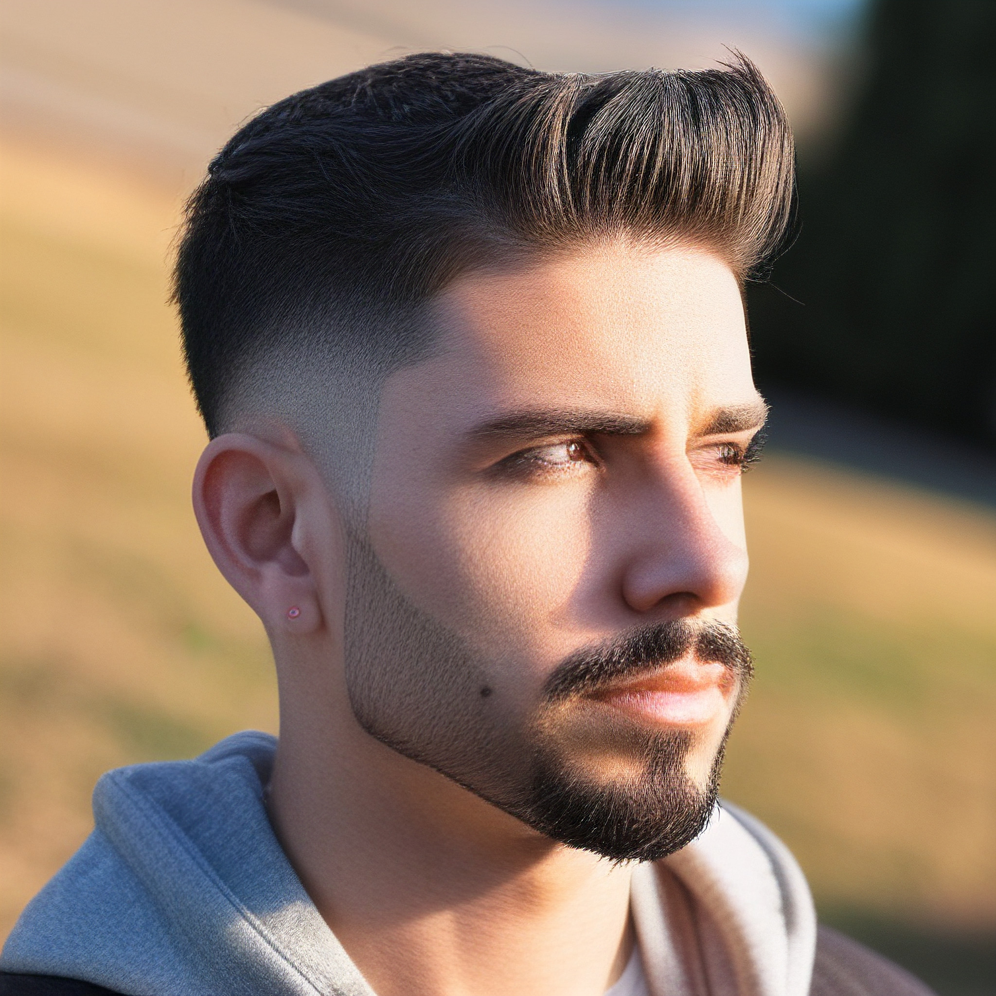 Elevate your hairstyle game with this inspiring high fade look.