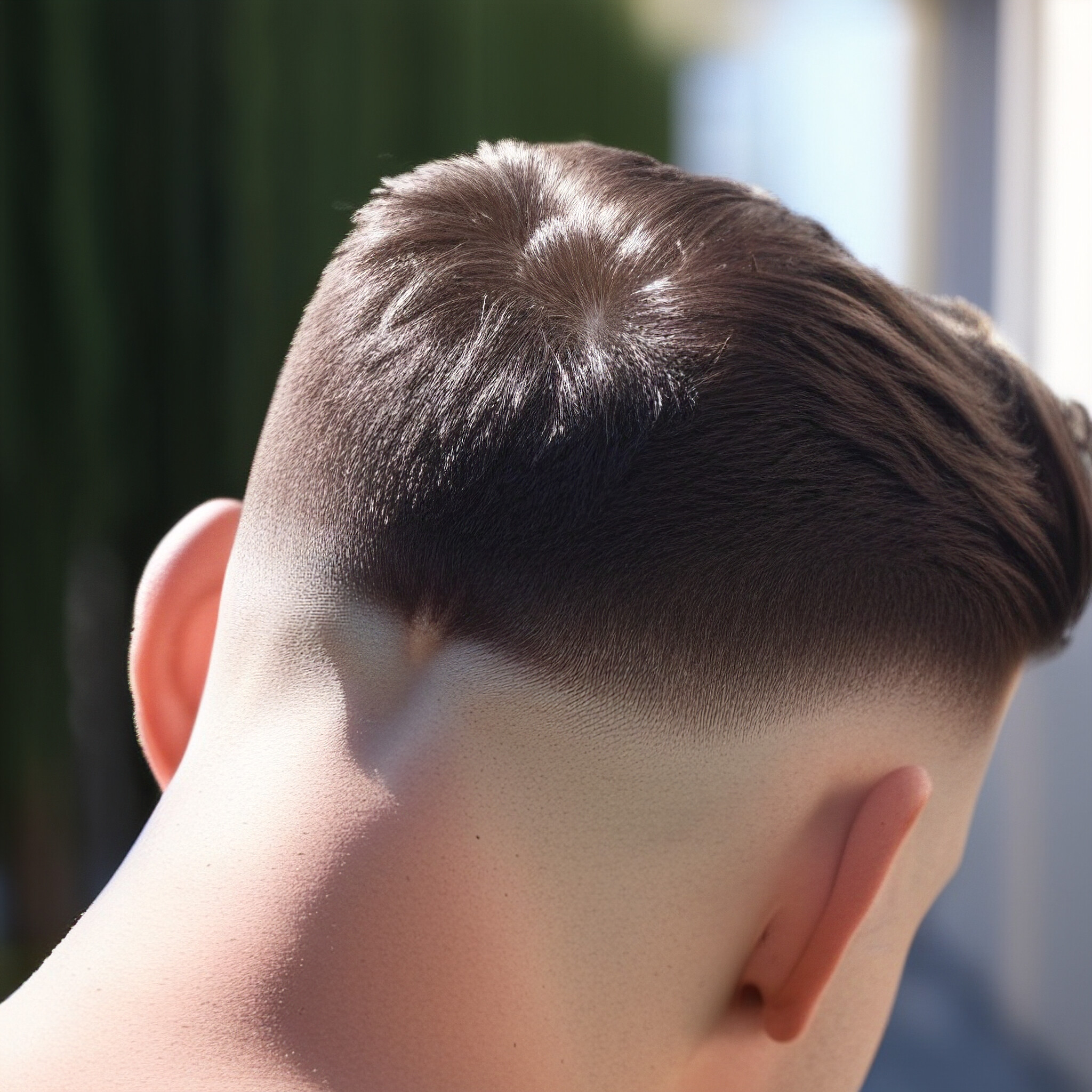 Experience the perfect blend of style and sophistication with this stunning low fade haircut. The sleek and modern look is achieved by blending short lengths on top with a gradual taper to the sides and back, creating a chic and contemporary silhouette.