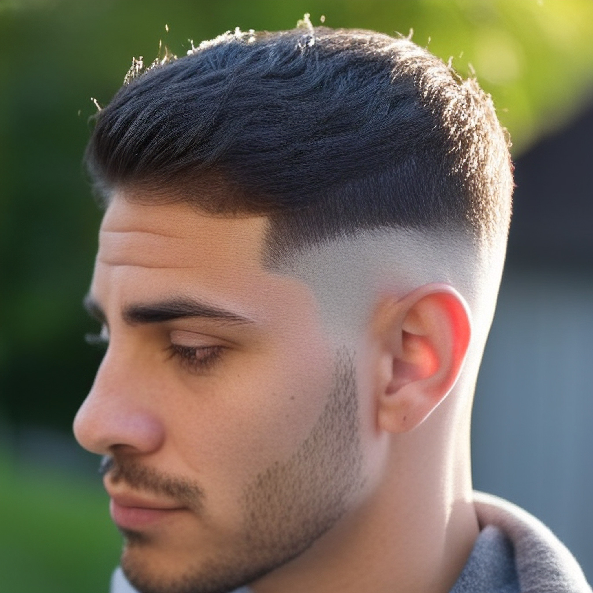 A perfect example of a modern men's haircut that exudes class and refinement.