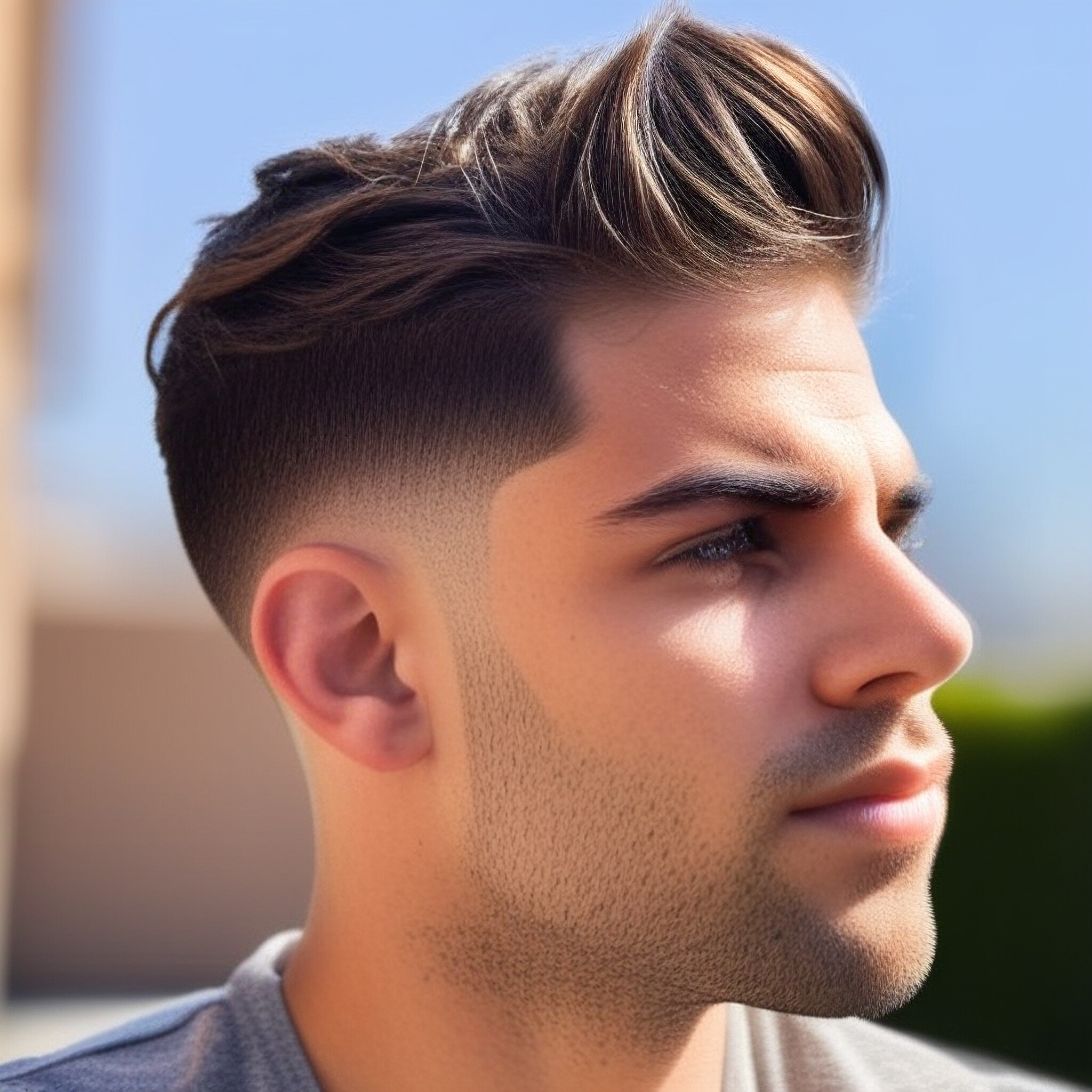 Take a closer look at this stunning low fade hairstyle, perfectly captured in our latest image. With its seamless transition from short to long lengths, this style is perfect for anyone looking to add some versatility to their hair routine. Whether you're trying to achieve a stylish new look or simply want to update your everyday style, the low fade is an excellent choice.

From casual outings to more formal events, the low fade is a hairstyle that can be styled in countless ways to suit any occasion. Plus, with its easy-to-maintain design, it's perfect for busy lives where you don't have time to fuss over your hair. Take inspiration from this beautiful image and discover the many possibilities of the low fade.